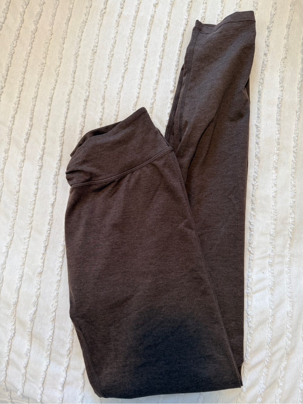 bo + tee pecan marle brown leggings